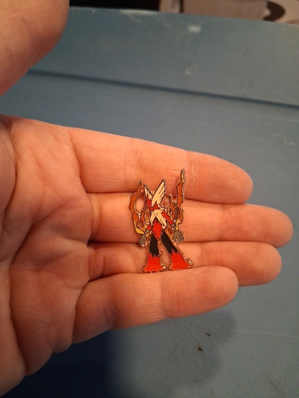 Pokemon Pin — Red, Orange, Black